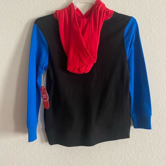 NWT Boy’s Color block Tiger Long Sleeve Pullover W/ hood XS (4/5) - Picture 4 of 4